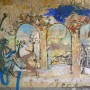 'THE BURNING CASTLE' MURAL (FRAGMENT). LOWER LIFTA VILLAGE, BY ORLY SAPOZHNIKOV